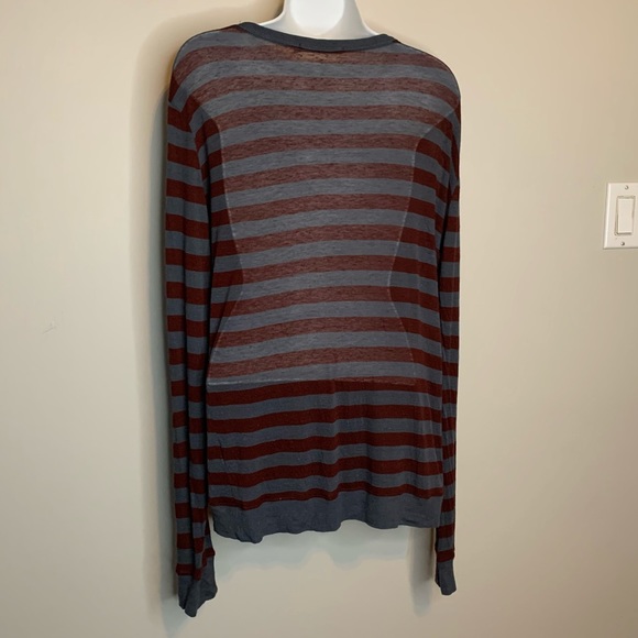 Alexander Wang Striped Long Sleeve Top - Picture 3 of 5